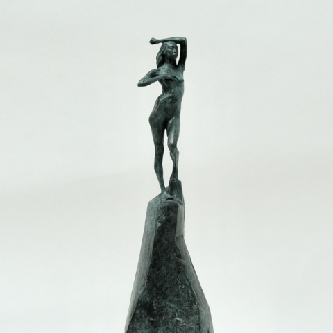 Poppy Field, Women Bronze Sculpture 