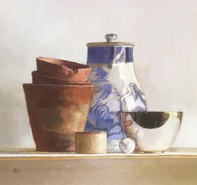 The Blue and White Coffee Pot