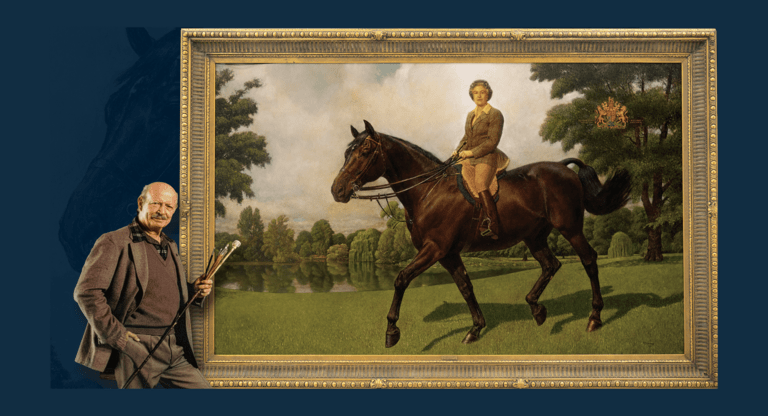 Portrait of Queen Elizabeth II by Arnold Friberg