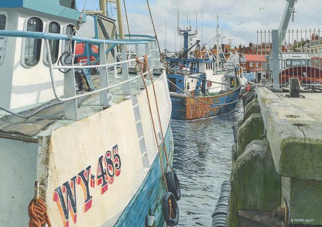 Butt Alistair Busy at Whitby Fish Dock jpg