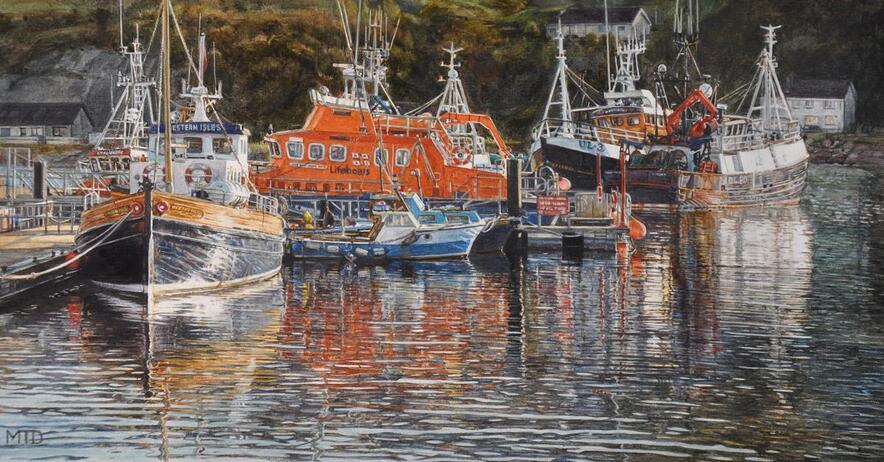 Davenport Madeleine Dawn Mallaig Harbour jpg