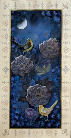 Hossein Ali Machiani AWARD WINNER  30x16 cm Hand made colour on paper c jpg