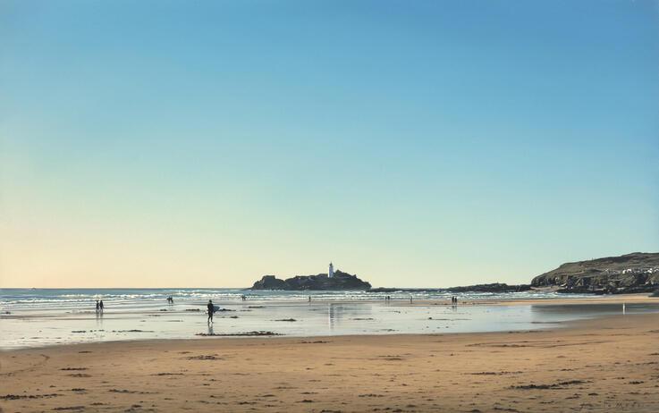 Medlin Jamie Late Afternoon Strolls   Godrevy jpeg