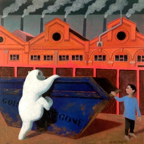 Ophelia Redpath   Adaptation   30 x 30   Painting jpg