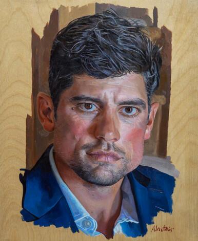 004 - Sir Alastair Cook CBE Head Study