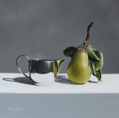 Pear and Silver Jug