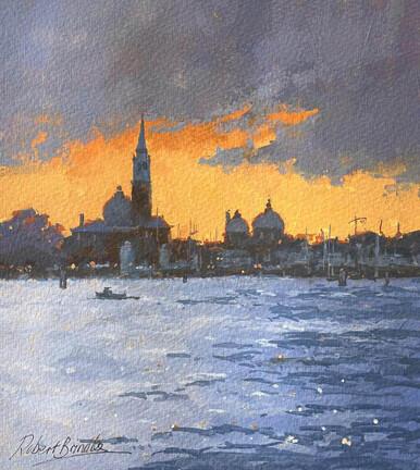 Evening Light towards San Georgio, Venice