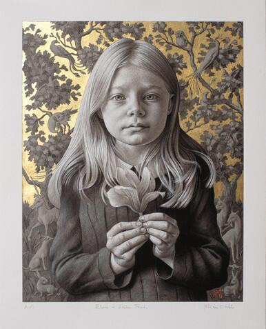 Elara in Golden Forest