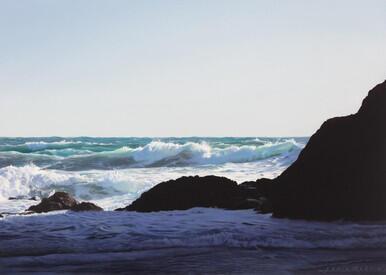 203 - Breakers at Church Cove, Cornwall