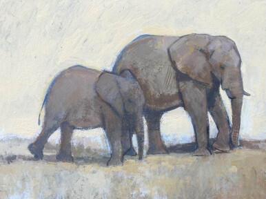Two Etosha Elephants