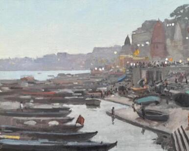 291 - Dusk at Varanasi