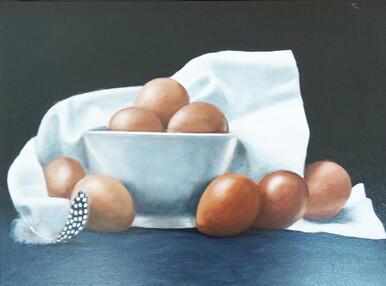 426 - Bowl of Brown Eggs