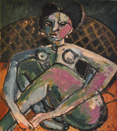 496 - Nude Sitting on a Bed