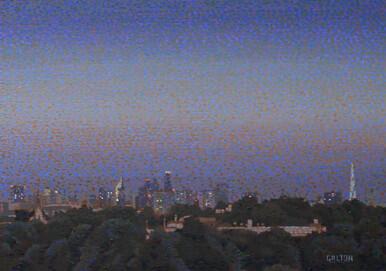 154 - London Skyline at Dusk
