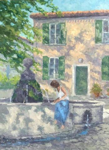 188 - The Fountain at Villeneuvette