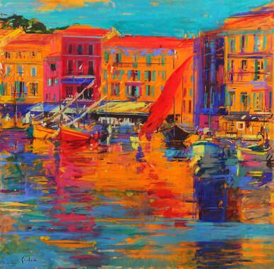 136 - The Red Sail, Saint-Tropez
