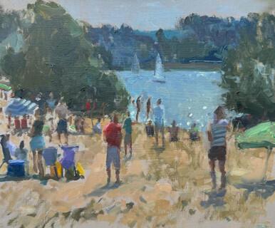 196 - Sun Brings out the Crowds, Frensham Ponds