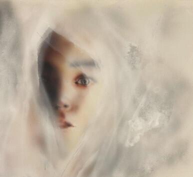 174 - She contemplating the ice