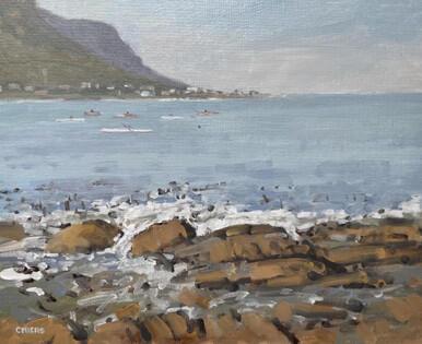 293 - Kayakers, False Bay