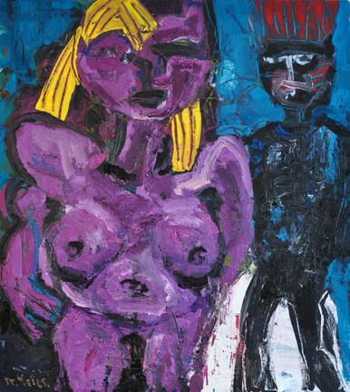 550 - The Purple Goddess & Black King Cat