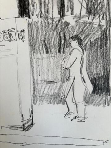 330 - Lady Passing, Delhi