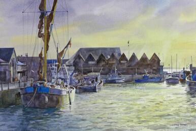 171 - Whitstable Harbour, Late Sunlight