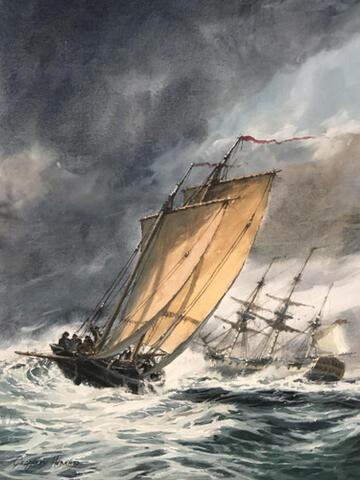 166 - Off the Godwins in a Gale