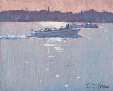 327 - Passing Boats, Venice