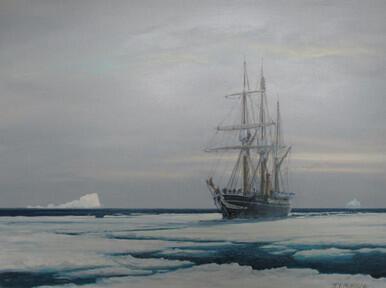 235 - First Contact - Shackleton's "Endurance" encounters the first pack ice, December 7th 1914