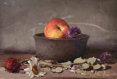 162 - Oxeye Daisy and Peach