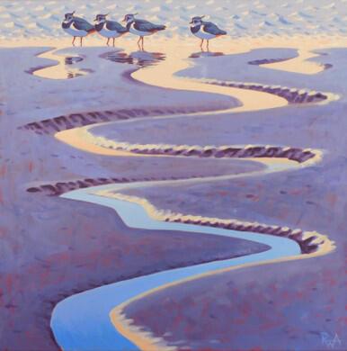 012 - Lapwings at the creek