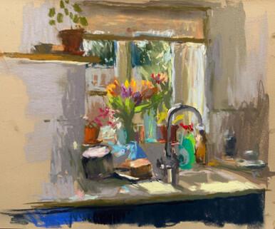 235 - Flowers in the Window