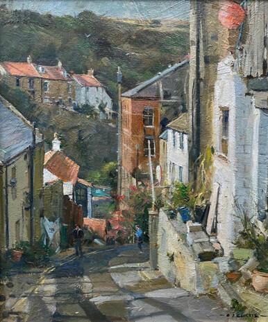 080 - Steep Hill down to the Beck, Staithes