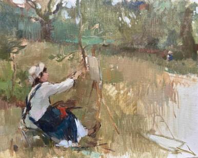 135 - Mrs Morisot Painting