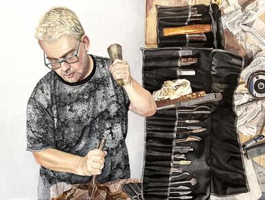 216 - Portrait of Artist Brett Banks