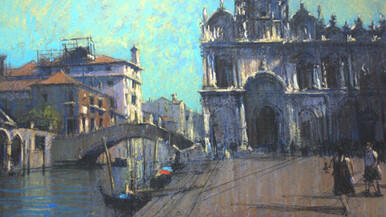 180 - Venice; Building, Piazza & Canal