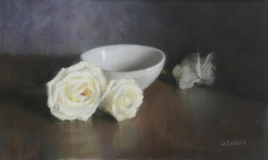 038 - Cream Roses and Bowl