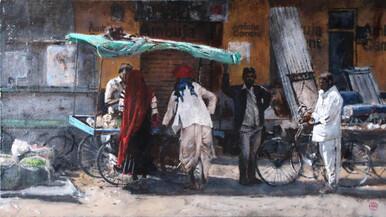 385 - Market Stall  Ahore