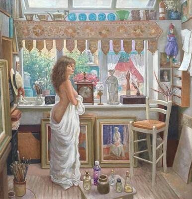 197 - Studio Interior, Homage to Ken Howard