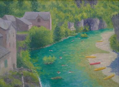 168 - Bathers in the Gorges du Tarn
