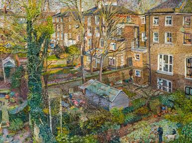 332 - January Sunshine and Frost on Islington Back Garden