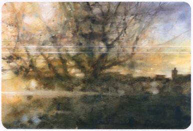 093 - Train Trees. Passing Wandsworth