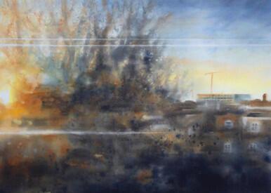 094 - Train Trees. Passing Wimbledon