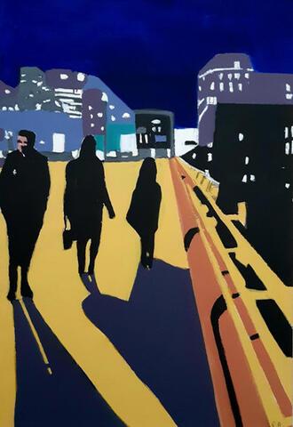 019 - Study for Bridge Walkers