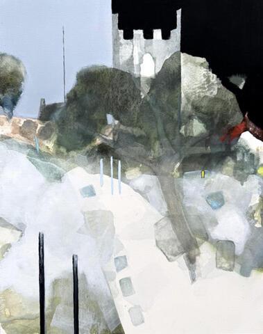 436 - Zennor Church in Snow