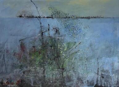 224 - Murmuration over Tangled Hedge