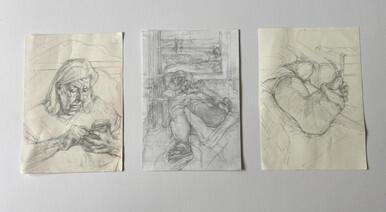 172 - Studies for Blue Foot 1