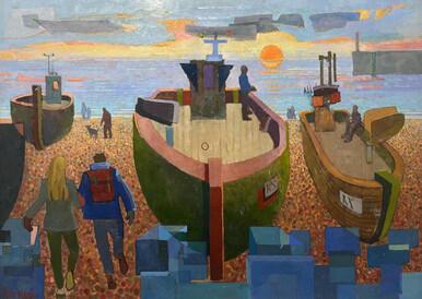 352 - Boats on a Beach