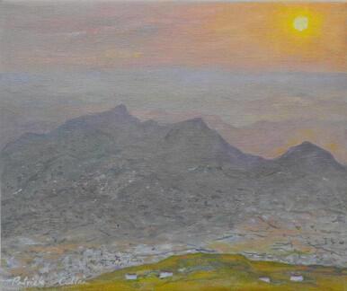 085 - Sunset from the Summer Palace, Udaipur