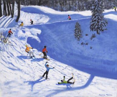 213 - Fallen Skier, La Clusaz, France